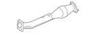 Genuine Nissan Front Pipe 200A0-6JF1A New. Price: $897.33.