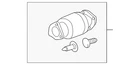 Genuine Honda Catalytic Converter 18150-RV0-A00 New. Price: $918.67.