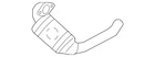 Genuine Ford Catalytic Converter GD9Z5E213A New. Price: $1487.10.