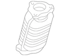 Genuine Mitsubishi Catalytic Converter MR340065 New. Price: $1098.03.