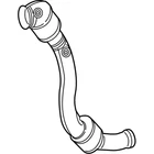Genuine Mercedes-benz Oe Exchange Exhaust Gas Line, Front 167-490-66-05 New. Price: $5982.99.