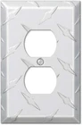 Colester Direct Diamond Plate Aluminum Wall Switch Outlet Cover Silver New. Price: $9.11.