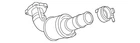 Genuine Gm Catalytic Converter 19420274 New. Price: $1539.80.