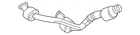 Genuine Gm Three-way Catalytic Converter With Exhaust Pipe 19420284 New. Price: $2794.24.
