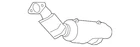 Genuine Ford Catalytic Converter GL3Z-5E212-A New. Price: $1147.79.
