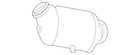 Genuine Mercedes-benz Catalytic Converter 164-490-51-14-65 New. Price: $3304.40.