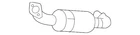 Genuine Ford Catalytic Converter AL3Z-5E212-F New. Price: $1549.10.