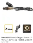 Oxygen Sensor Original Oe Bosch 17011 New. Price: $60.00.