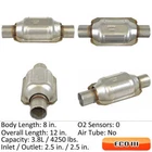 Catalytic Converter-universal Eastern Mfg 92466 New. Price: $162.36.