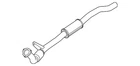 Genuine Audi Front Pipe 4E0-253-301-N New. Price: $586.18.