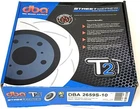 New DBA2659S-10 Rear T-slot Uni-directional Slotted T2 Disc Brake Rotor. Price: $76.49.