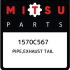 Mitsubishi Pipe,exhaust Tail 1570C567, New Genuine Oem Part. Price: $438.61.