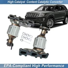 Catalytic Converter 2013 2014-2019 Ford Explorer Front Left & Right Set Of New. Price: $160.49.
