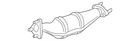 Genuine Nissan Catalytic Converter 208B3-CD425 New. Price: $1630.86.