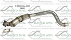 Davico Mfg Catalytic Converter For 2010 Panamera New. Price: $1016.42.