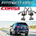 Corsa 21052 Xtreme Catback Exhaust For 2018 2021 Jeep Grand Cherokee Trackhawk New. Price: $2718.99.