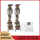 Pair Left Right Catalytic Converter For Infiniti G37 09-13 3.7L Stainless Steel New. Price: $118.99.