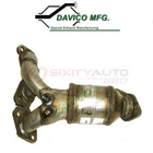Davico 18322 Catalytic Converter For 674-837 Exhaust Rd New. Price: $251.58.